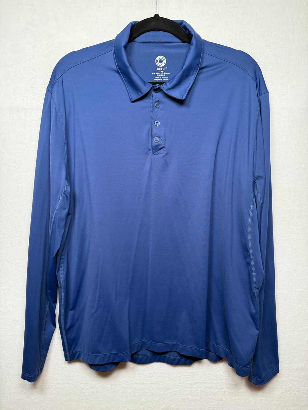Bloq UV Men's Collared Polo Shirt, Size XL, SPF, Performance, Sun Protection